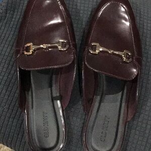 Oxblood Patent Slippers